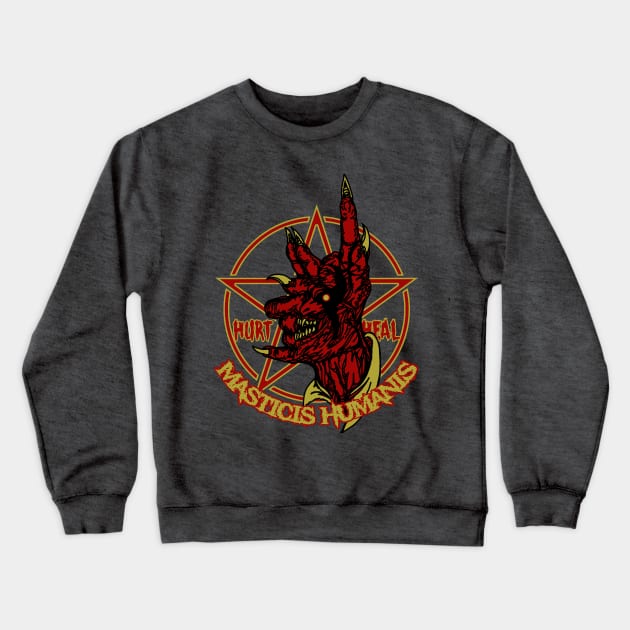 shadow puppet friend Crewneck Sweatshirt by Pages Ov Gore